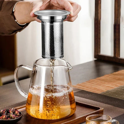 PureChá – Glass Kettle with Stainless Steel Infuser